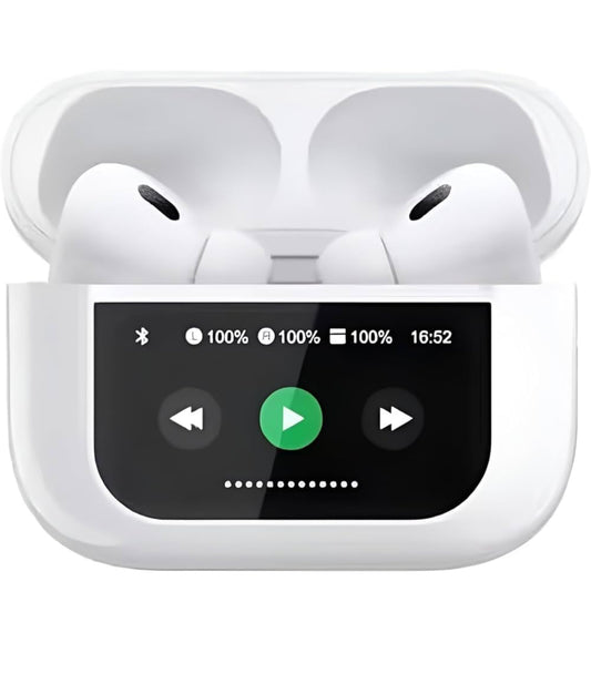 Bluetooth wireless earpod with display