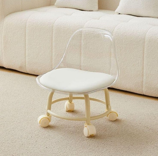 Acrylic 360° Rotatable Transparent Chair